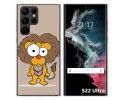 Funda Silicona para Samsung Galaxy S22 Ultra 5G diseño Leon Dibujos