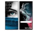 Funda Silicona para Samsung Galaxy S22 Ultra 5G diseño Ojo Dibujos