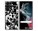 Funda Silicona para Samsung Galaxy S22 Ultra 5G diseño Snow Camuflaje Dibujos