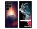 Funda Silicona para Samsung Galaxy S22 Ultra 5G diseño Tierra Dibujos