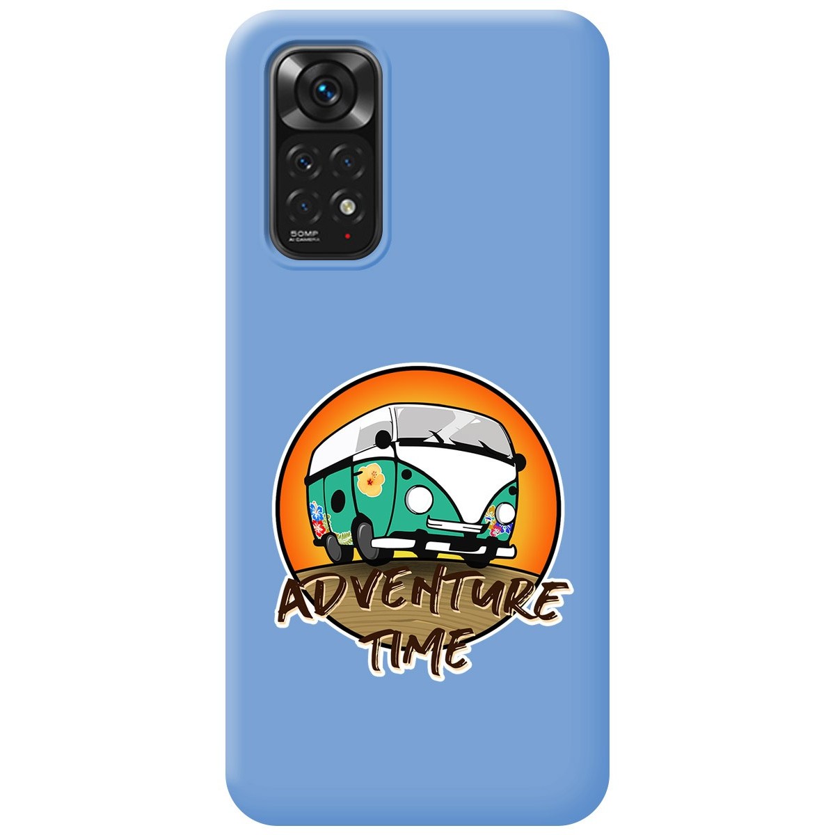Funda Silicona Líquida Azul para Xiaomi Redmi Note 11 / 11s diseño Adventure Time Dibujos