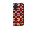 Funda Silicona Líquida Roja para Xiaomi Redmi Note 11 / 11s diseño Catrina Dibujos