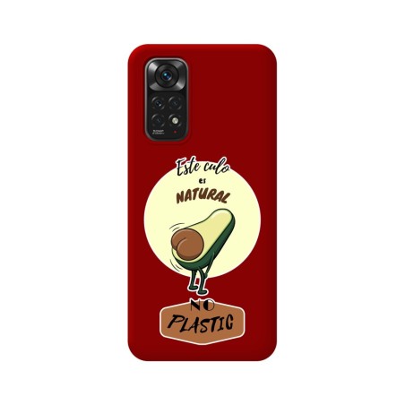 Funda Silicona Líquida Roja para Xiaomi Redmi Note 11 / 11s diseño Culo Natural Dibujos