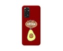 Funda Silicona Líquida Roja para Xiaomi Redmi Note 11 / 11s diseño Vegan Life Dibujos