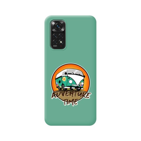 Funda Silicona Líquida Verde para Xiaomi Redmi Note 11 / 11s diseño Adventure Time Dibujos