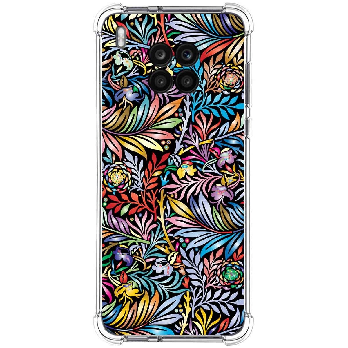 Funda Silicona Antigolpes para Huawei Honor 50 Lite 5G / Nova 8i diseño Flores 04 Dibujos