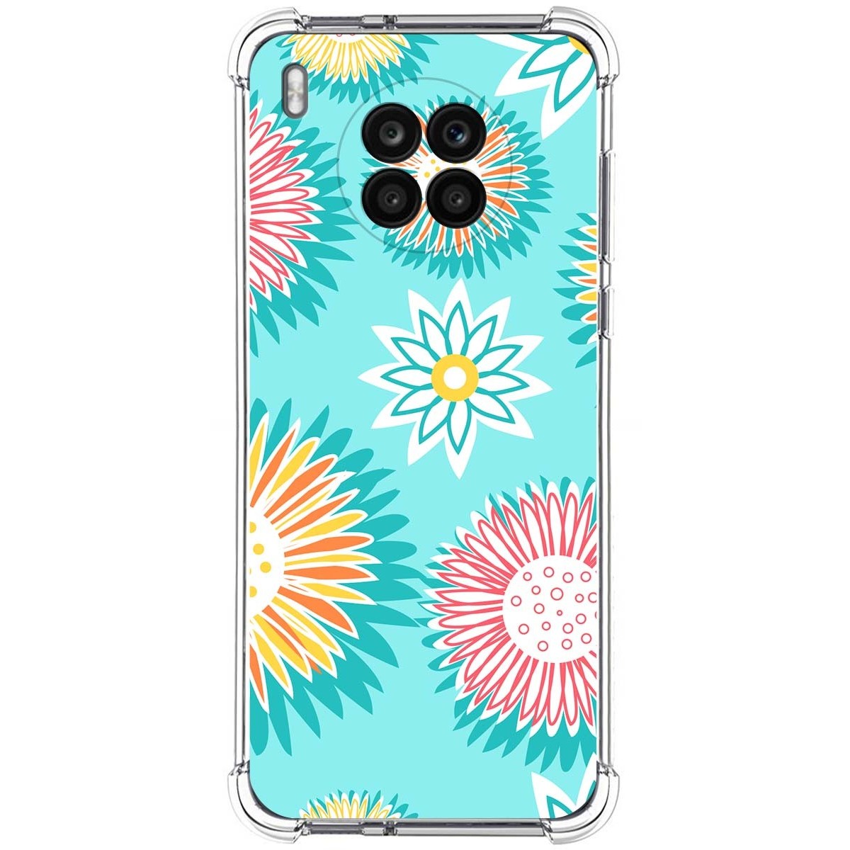 Funda Silicona Antigolpes para Huawei Honor 50 Lite 5G / Nova 8i diseño Flores 05 Dibujos
