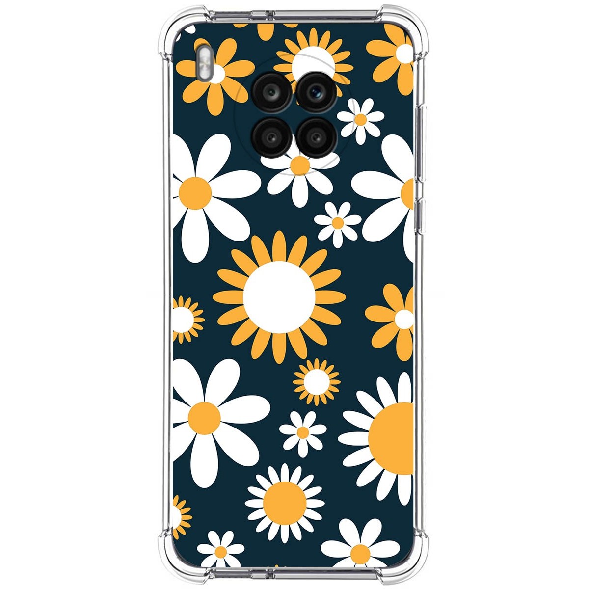 Funda Silicona Antigolpes para Huawei Honor 50 Lite 5G / Nova 8i diseño Flores 08 Dibujos
