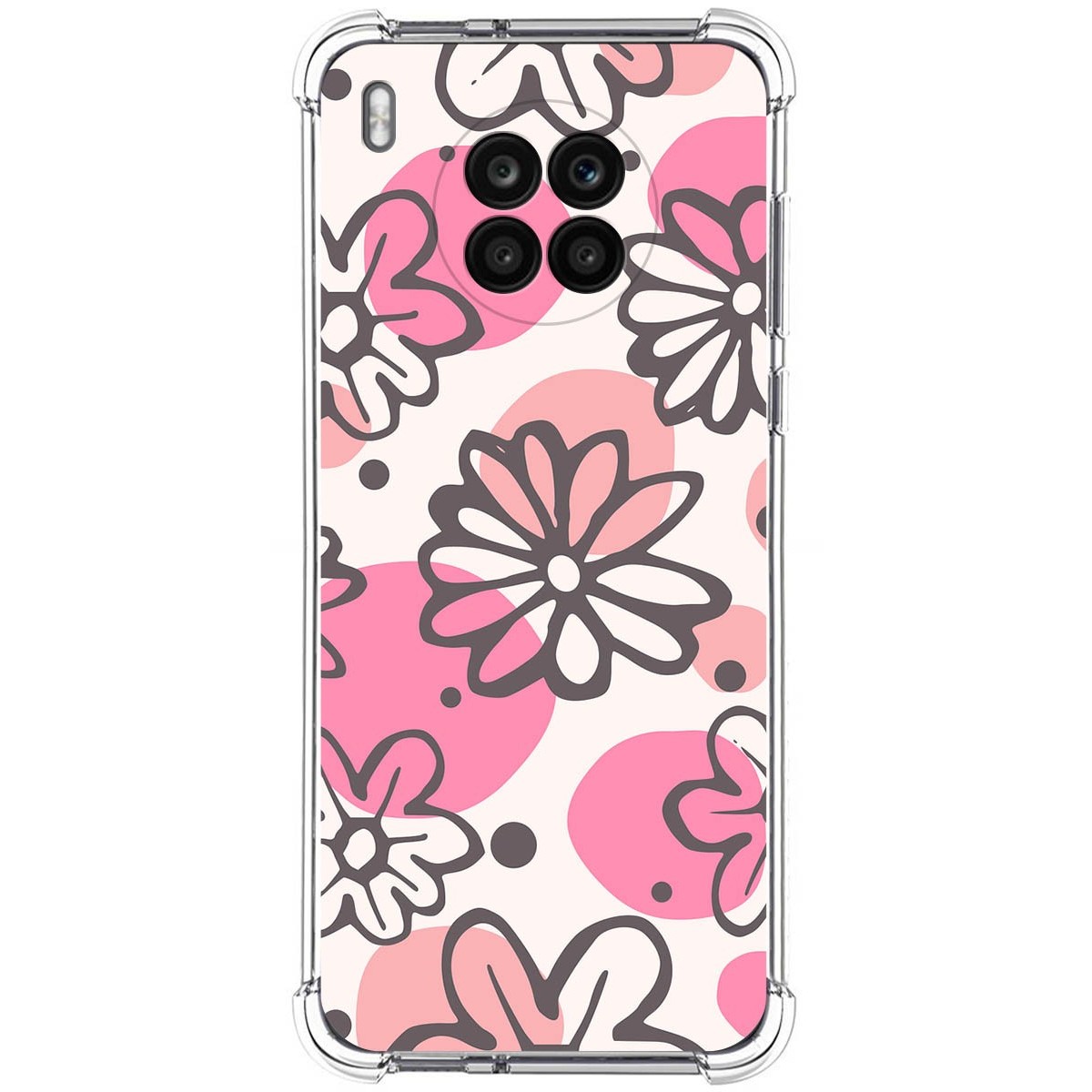 Funda Silicona Antigolpes para Huawei Honor 50 Lite 5G / Nova 8i diseño Flores 09 Dibujos