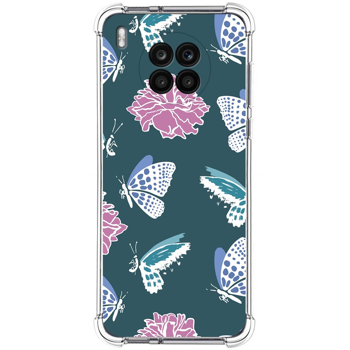 Funda Silicona Antigolpes para Huawei Honor 50 Lite 5G / Nova 8i diseño Flores 10 Dibujos