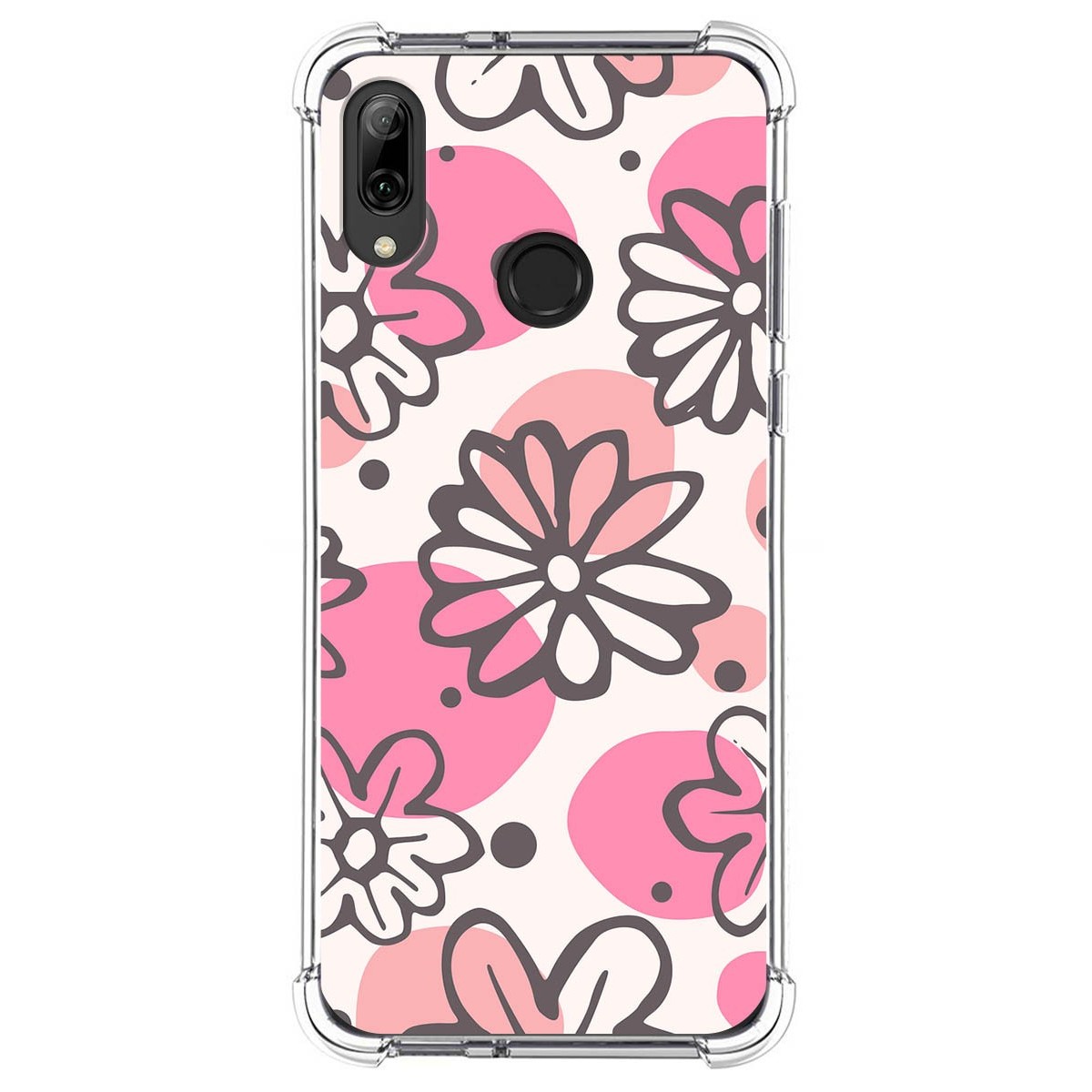 Funda Silicona Antigolpes para Huawei P Smart 2019 / Honor 10 Lite diseño Flores 09 Dibujos