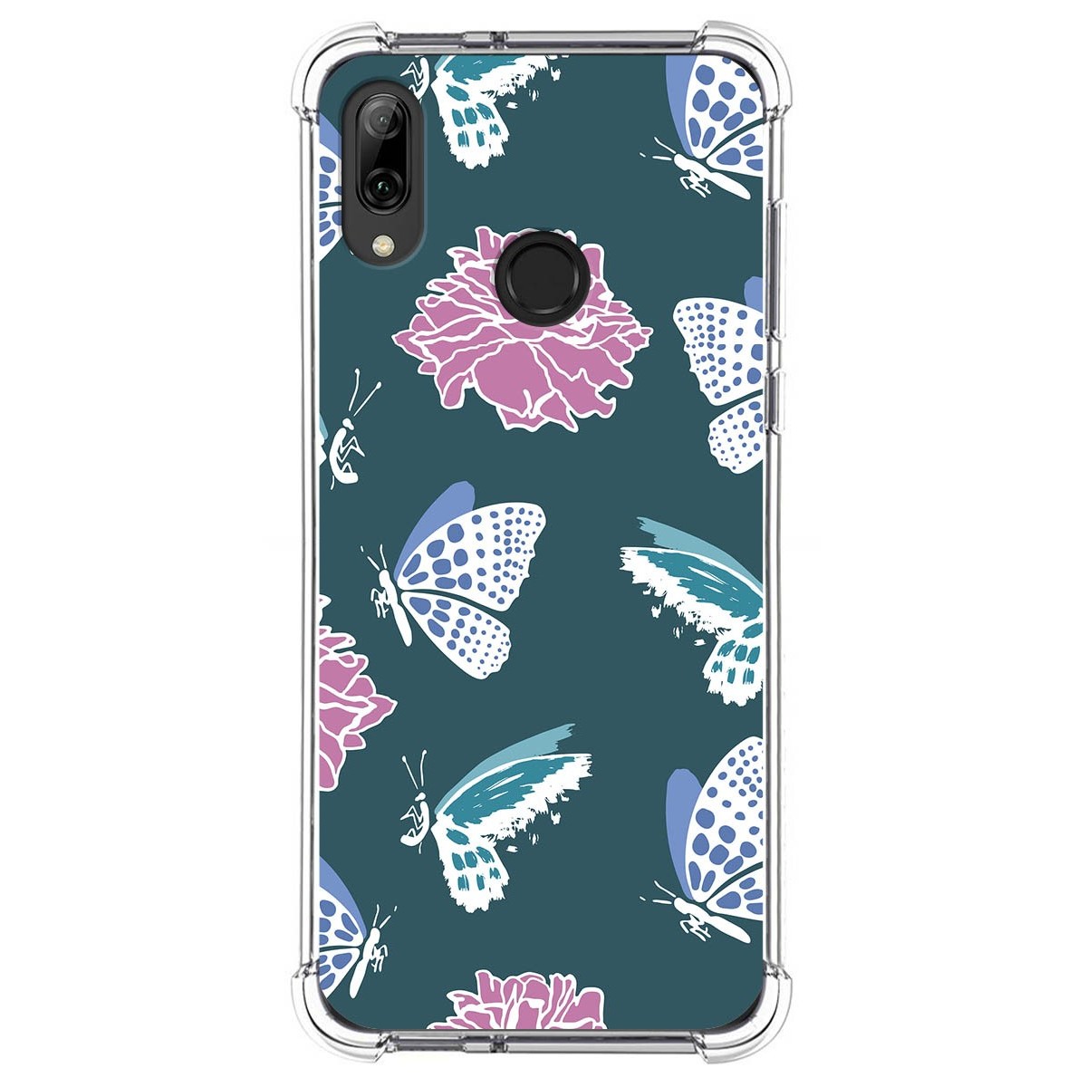 Funda Silicona Antigolpes para Huawei P Smart 2019 / Honor 10 Lite diseño Flores 10 Dibujos