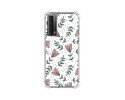 Funda Silicona Antigolpes para Huawei P Smart 2021 diseño Flores 01 Dibujos