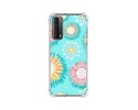 Funda Silicona Antigolpes para Huawei P Smart 2021 diseño Flores 05 Dibujos