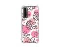 Funda Silicona Antigolpes para Huawei P Smart 2021 diseño Flores 09 Dibujos