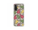 Funda Silicona Antigolpes para Huawei P Smart 2021 diseño Flores 11 Dibujos