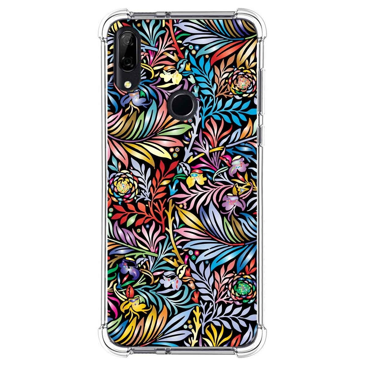 Funda Silicona Antigolpes para Huawei P Smart Z diseño Flores 04 Dibujos