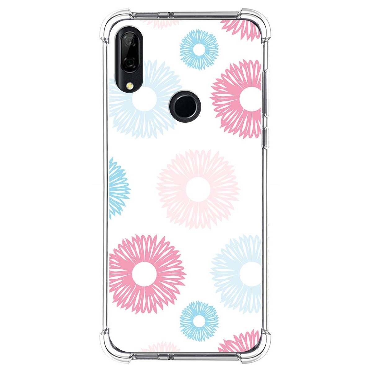 Funda Silicona Antigolpes para Huawei P Smart Z diseño Flores 06 Dibujos
