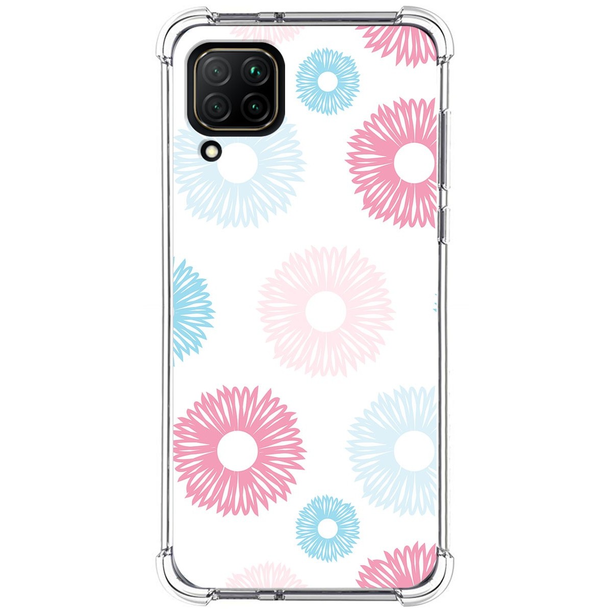 Funda Silicona Antigolpes para Huawei P40 Lite diseño Flores 06 Dibujos