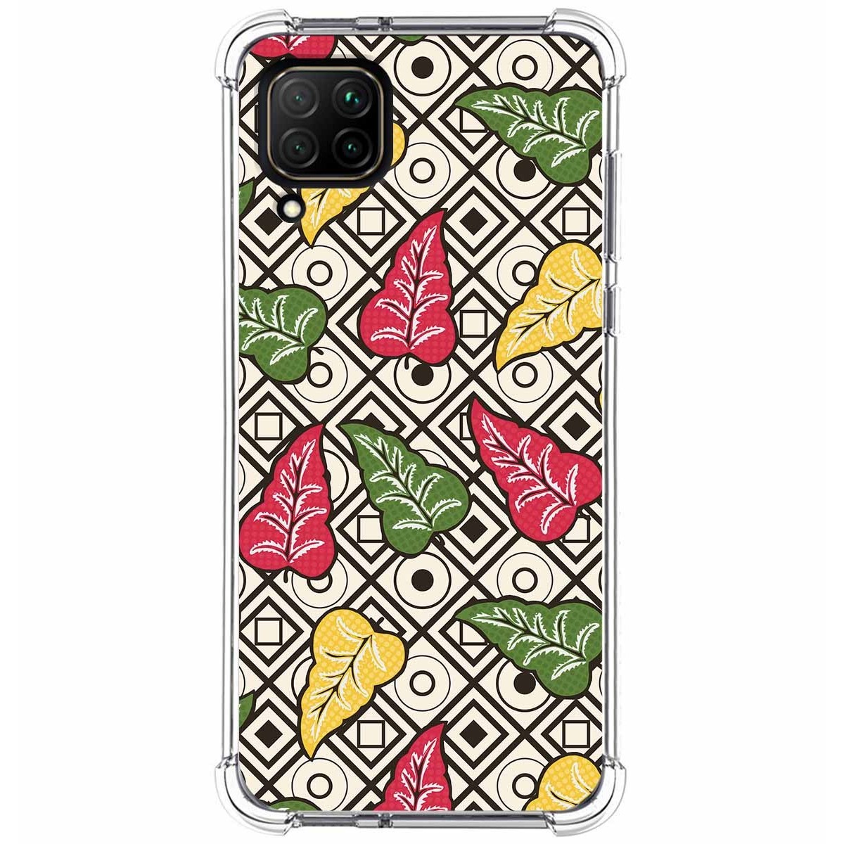 Funda Silicona Antigolpes para Huawei P40 Lite diseño Flores 11 Dibujos