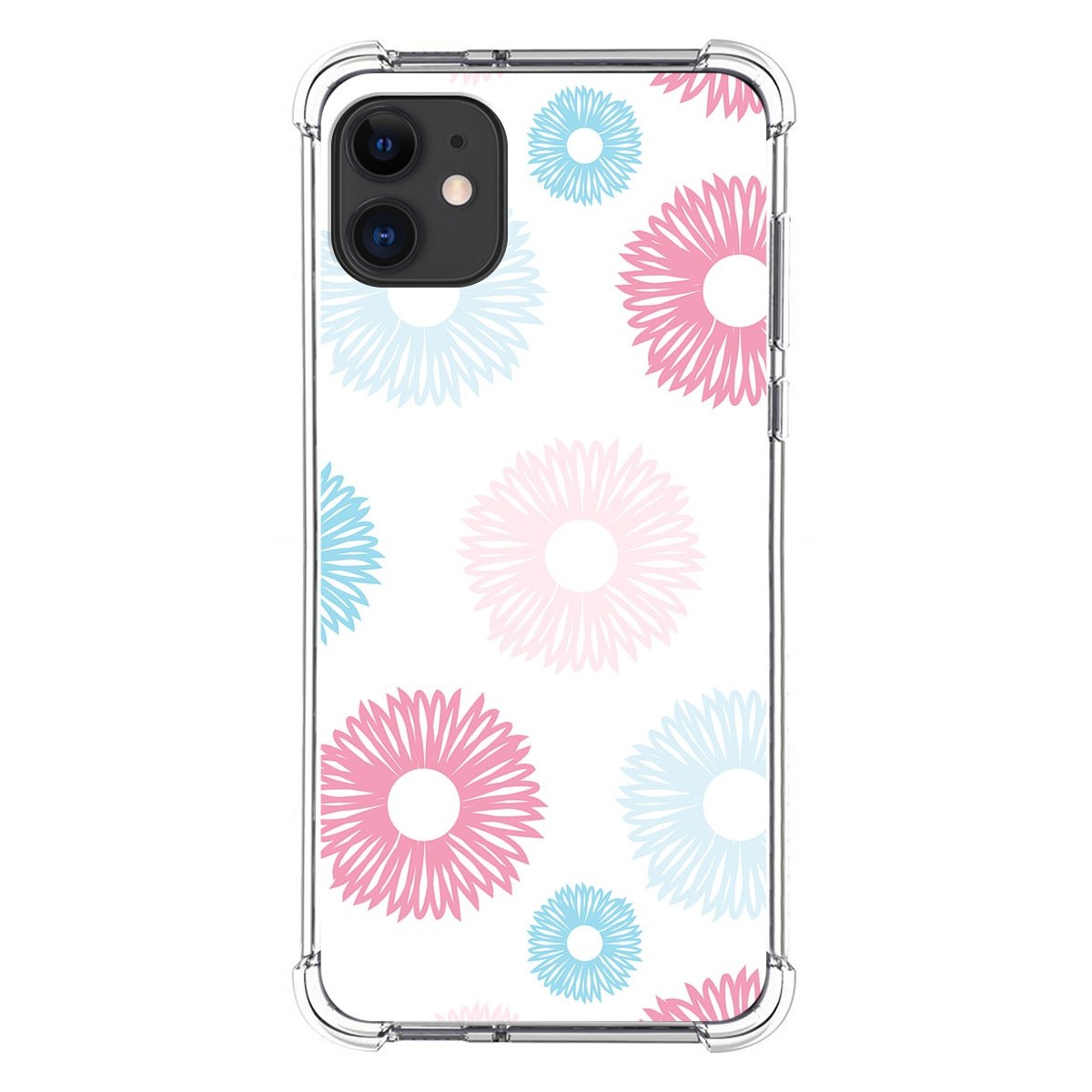 Funda Silicona Antigolpes para Iphone 11 (6.1) diseño Flores 06 Dibujos