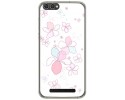 Funda Gel Tpu para Doogee X30 Diseño Flores Dibujos
