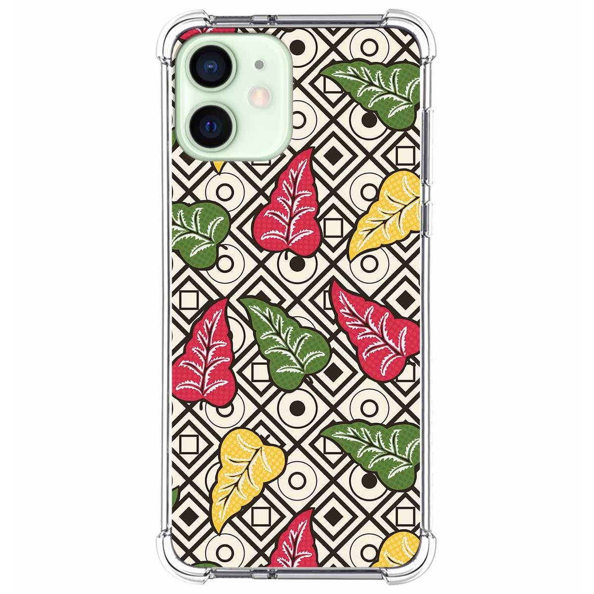 Funda Silicona Antigolpes para Iphone 12 Mini (5.4) diseño Flores 11 Dibujos