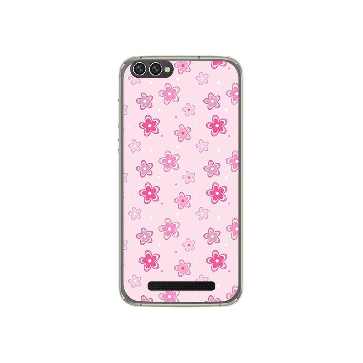 Funda Gel Tpu para Doogee X30 Diseño Flores Minimal Dibujos