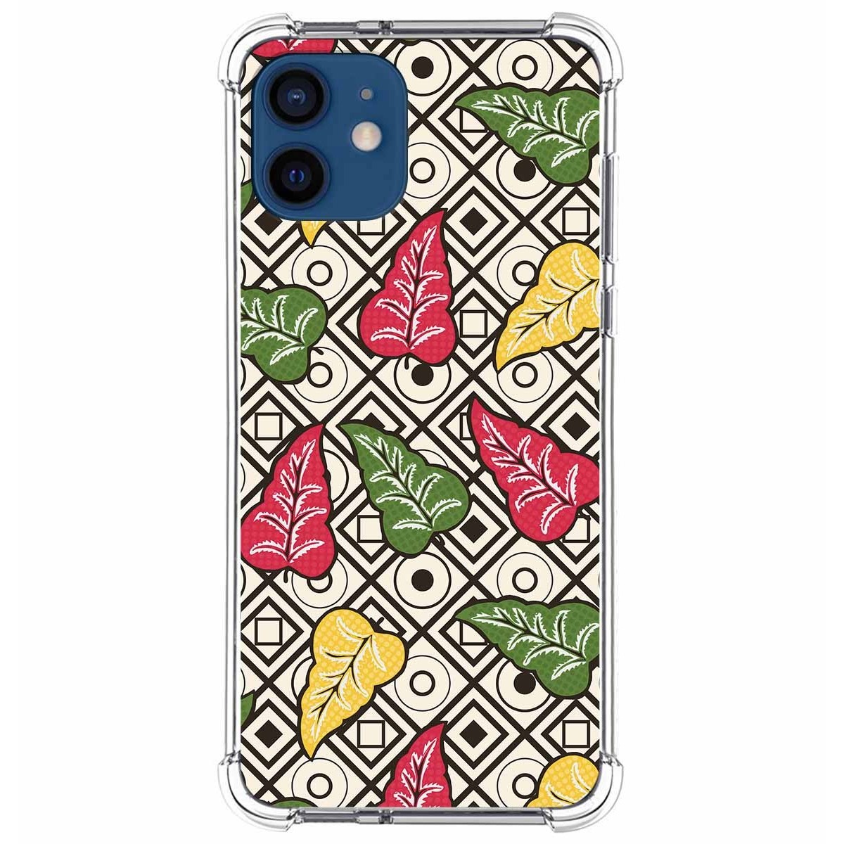 Funda Silicona Antigolpes para Iphone 12 / 12 Pro (6.1) diseño Flores 11 Dibujos