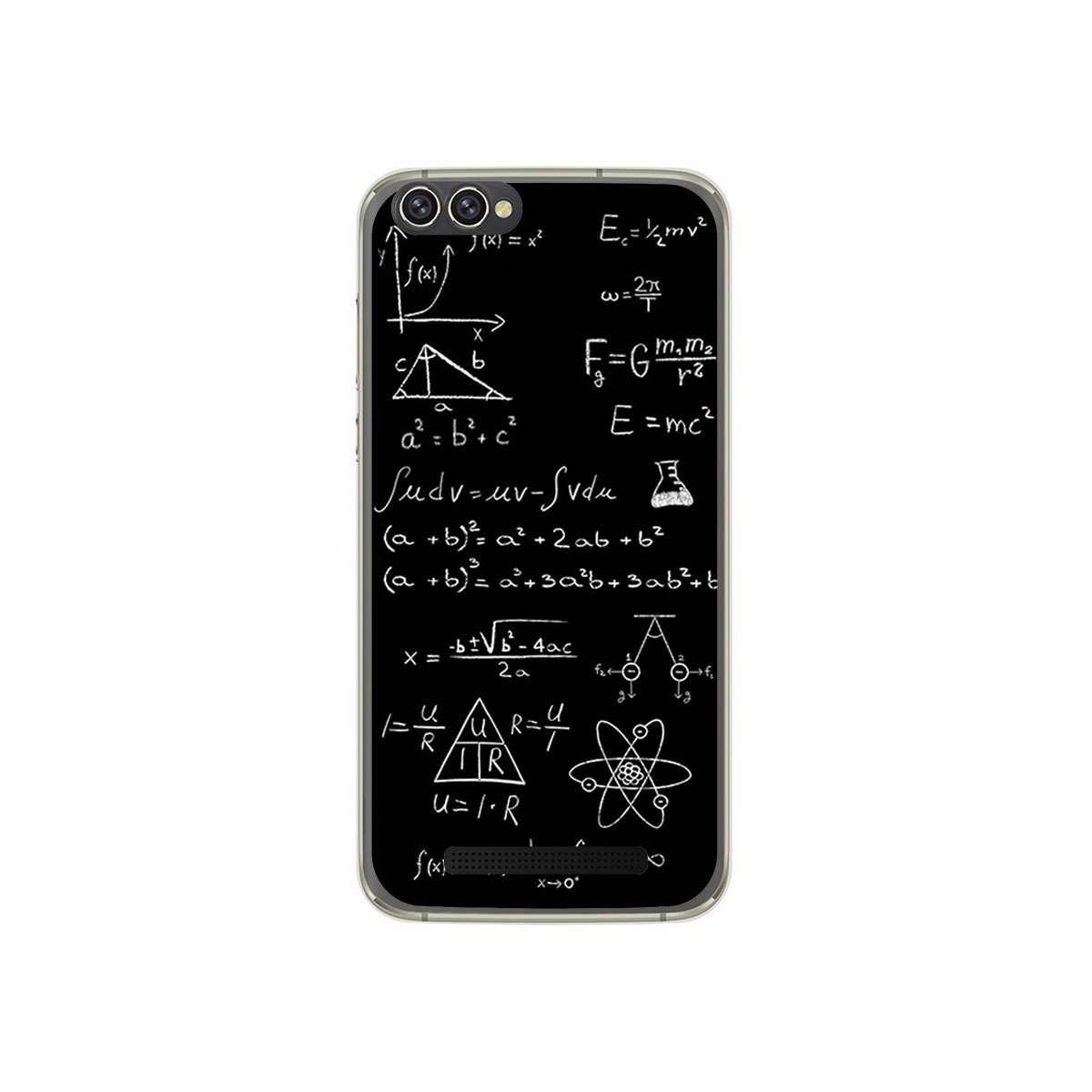 Funda Gel Tpu para Doogee X30 Diseño Formulas Dibujos