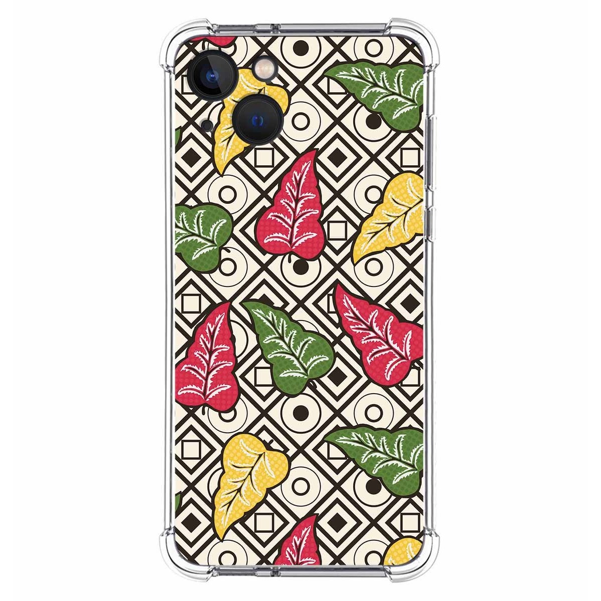 Funda Silicona Antigolpes para Iphone 13 (6.1) diseño Flores 11 Dibujos