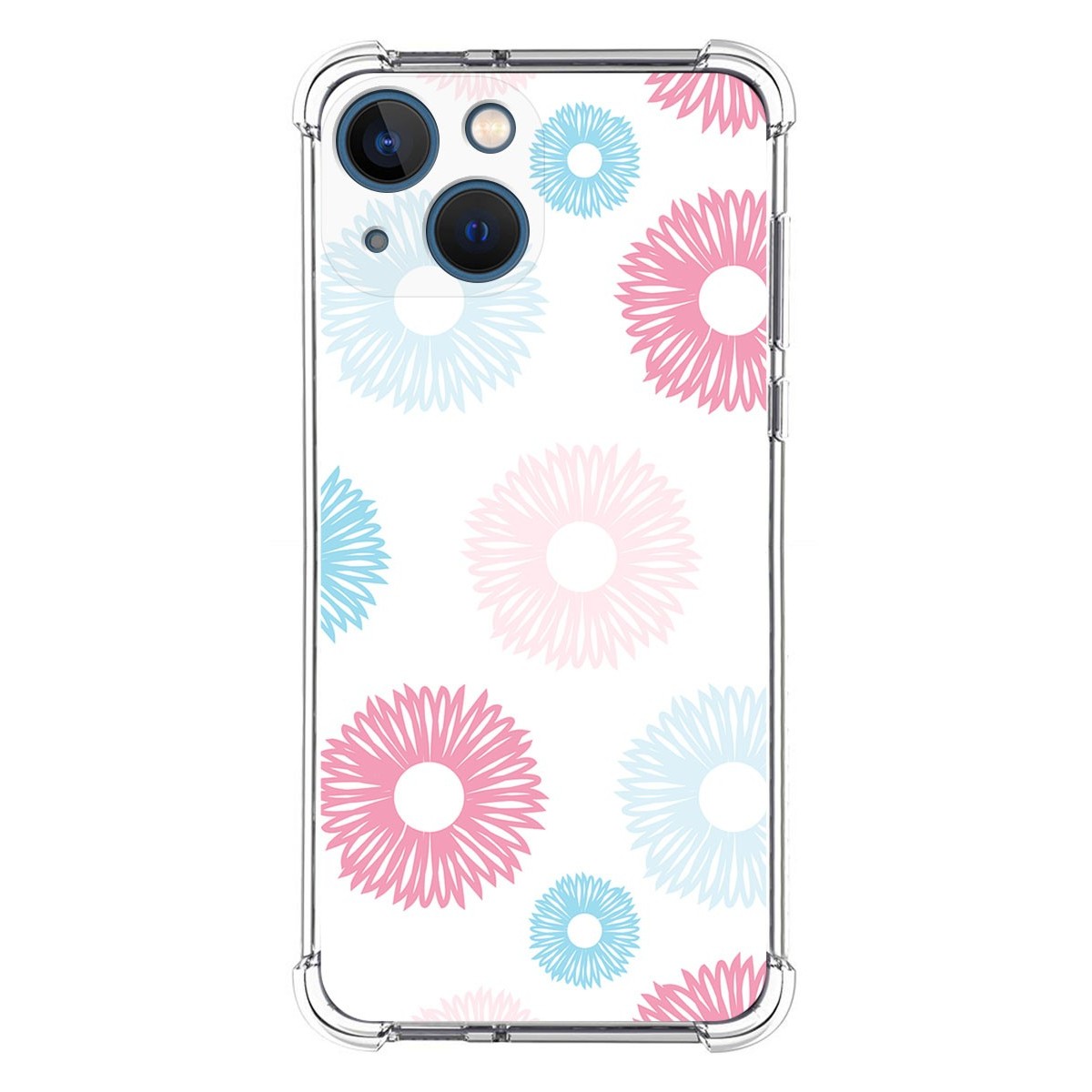 Funda Silicona Antigolpes para Iphone 13 Mini (5.4) diseño Flores 06 Dibujos