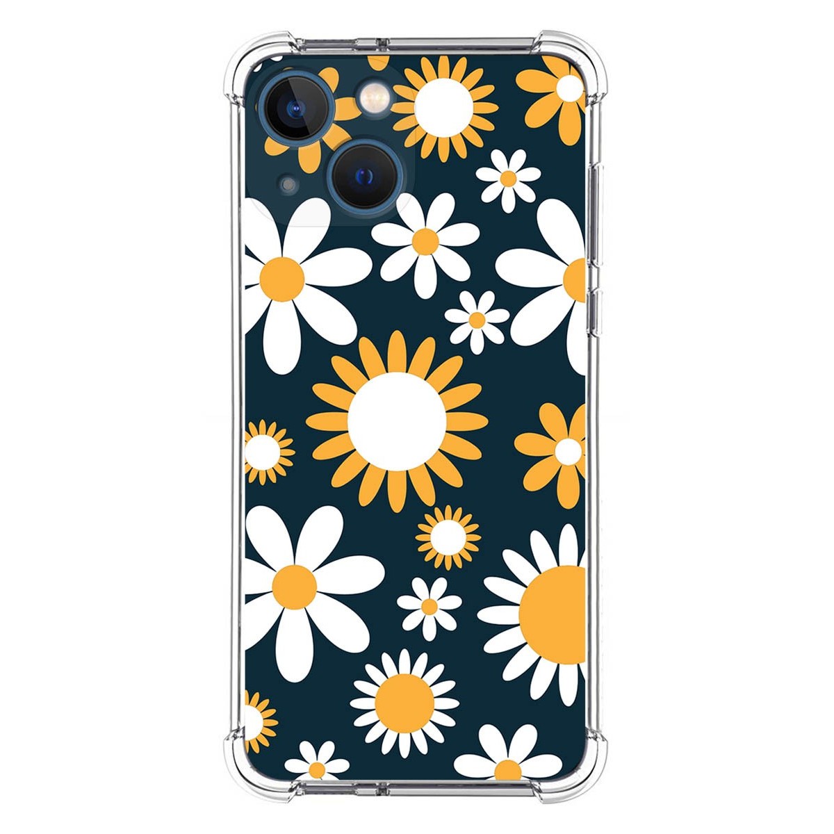 Funda Silicona Antigolpes para Iphone 13 Mini (5.4) diseño Flores 08 Dibujos