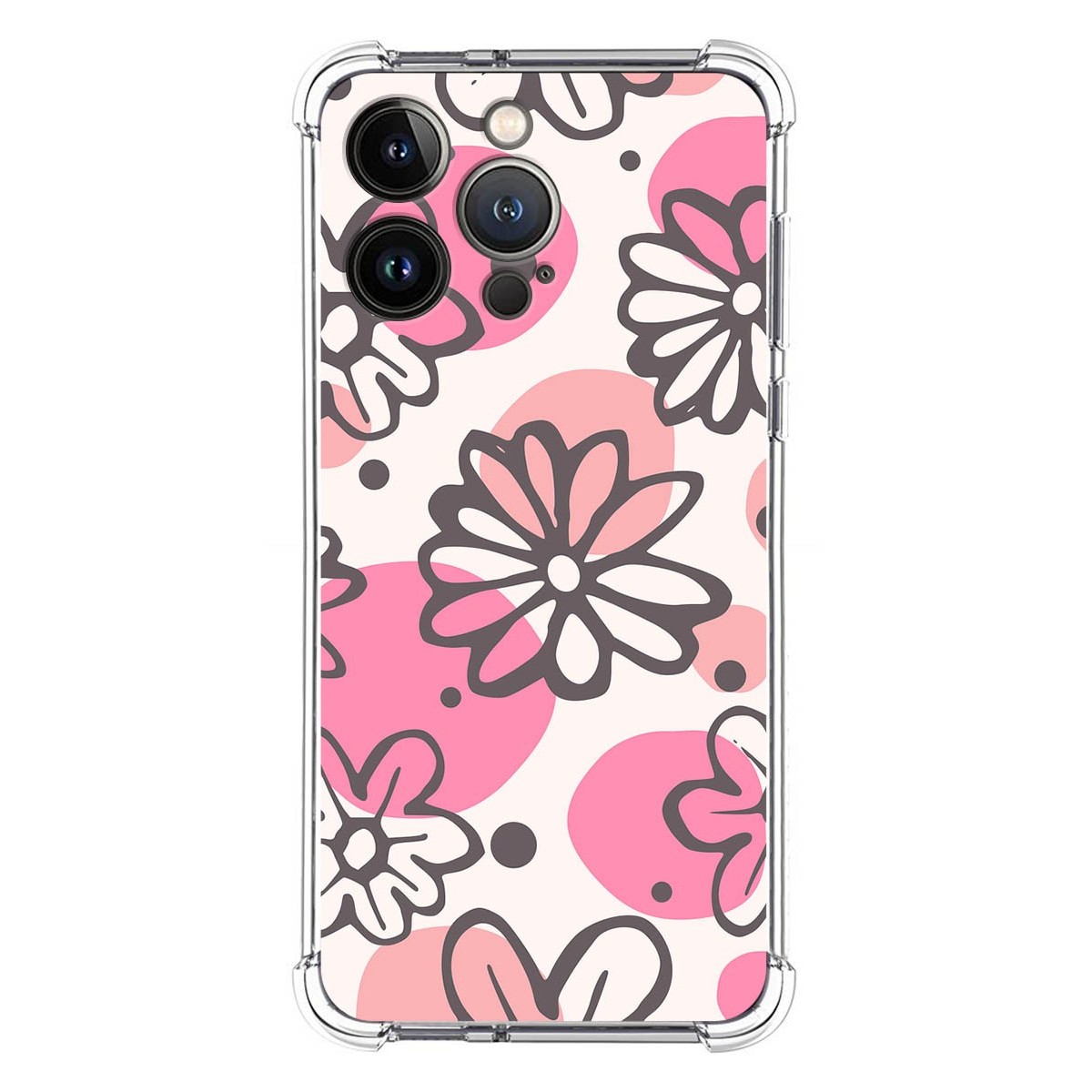 Funda Silicona Antigolpes para Iphone 13 Pro (6.1) diseño Flores 09 Dibujos