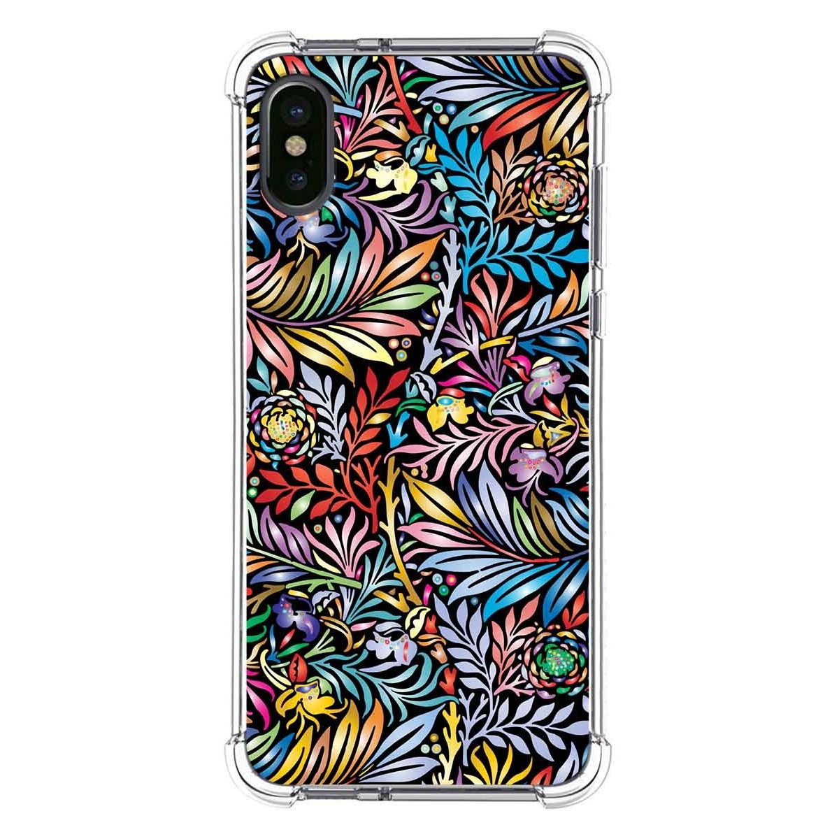 Funda Silicona Antigolpes para Iphone X / Xs diseño Flores 04 Dibujos