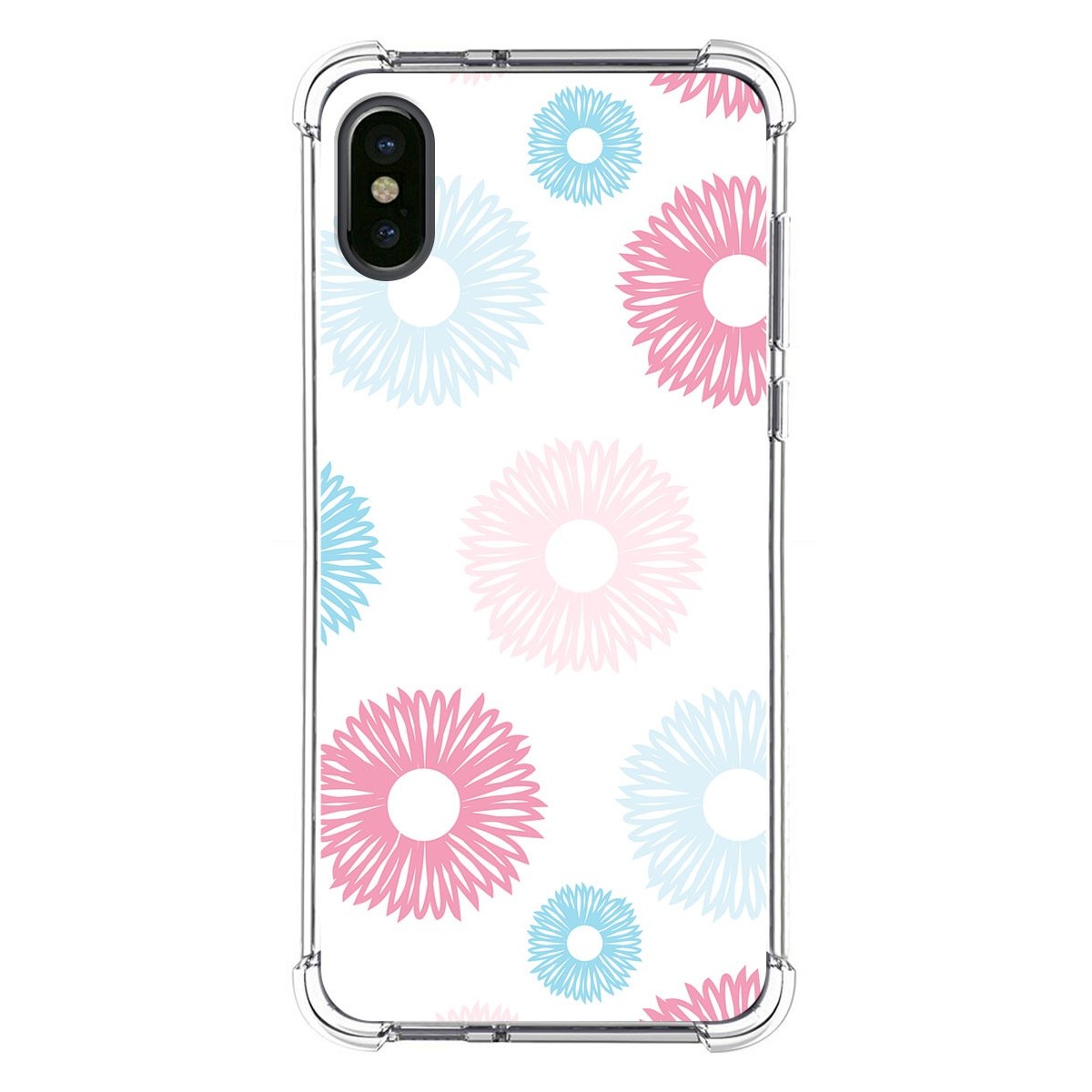 Funda Silicona Antigolpes para Iphone X / Xs diseño Flores 06 Dibujos