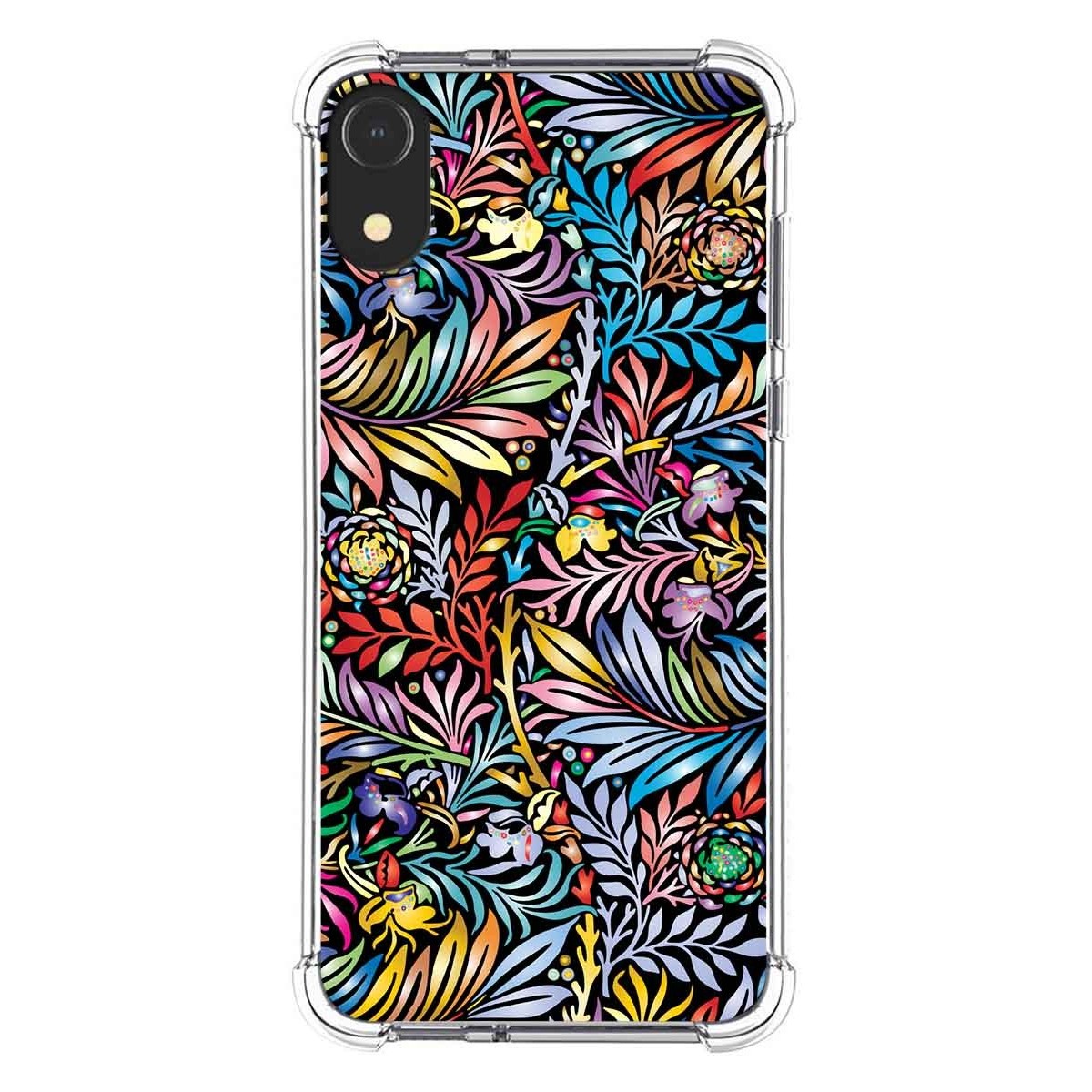 Funda Silicona Antigolpes para Iphone XR diseño Flores 04 Dibujos