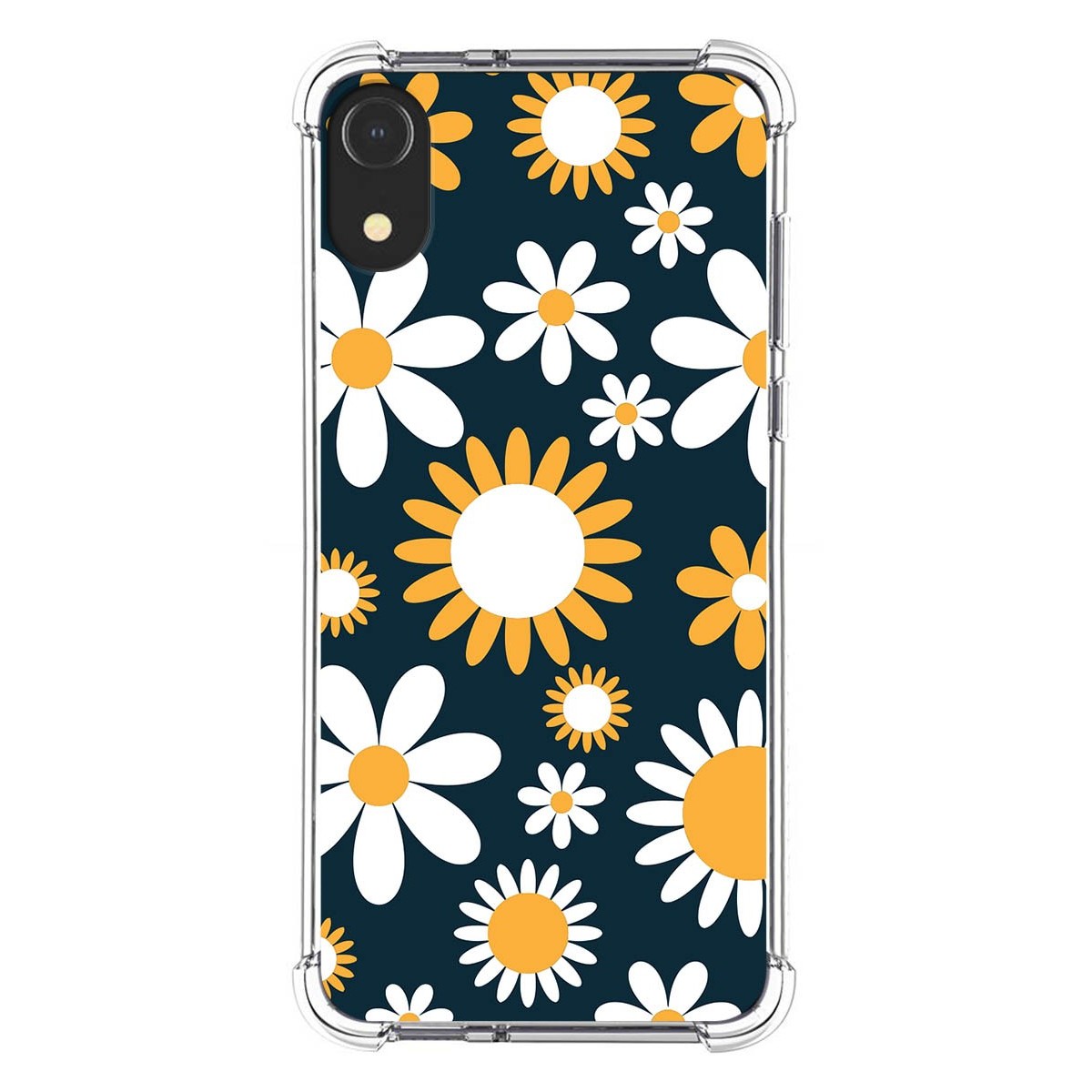 Funda Silicona Antigolpes para Iphone XR diseño Flores 08 Dibujos