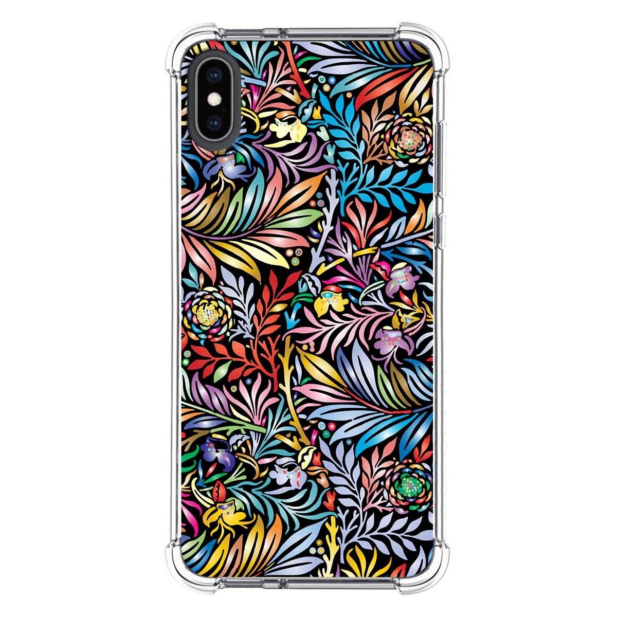 Funda Silicona Antigolpes para Iphone XS Max diseño Flores 04 Dibujos