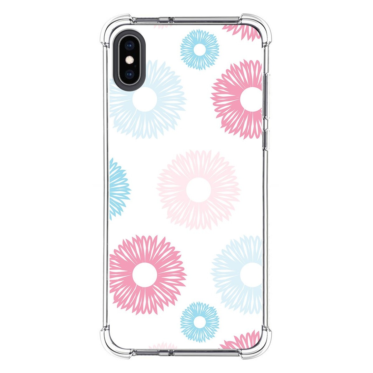 Funda Silicona Antigolpes para Iphone XS Max diseño Flores 06 Dibujos