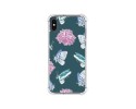 Funda Silicona Antigolpes para Iphone XS Max diseño Flores 10 Dibujos