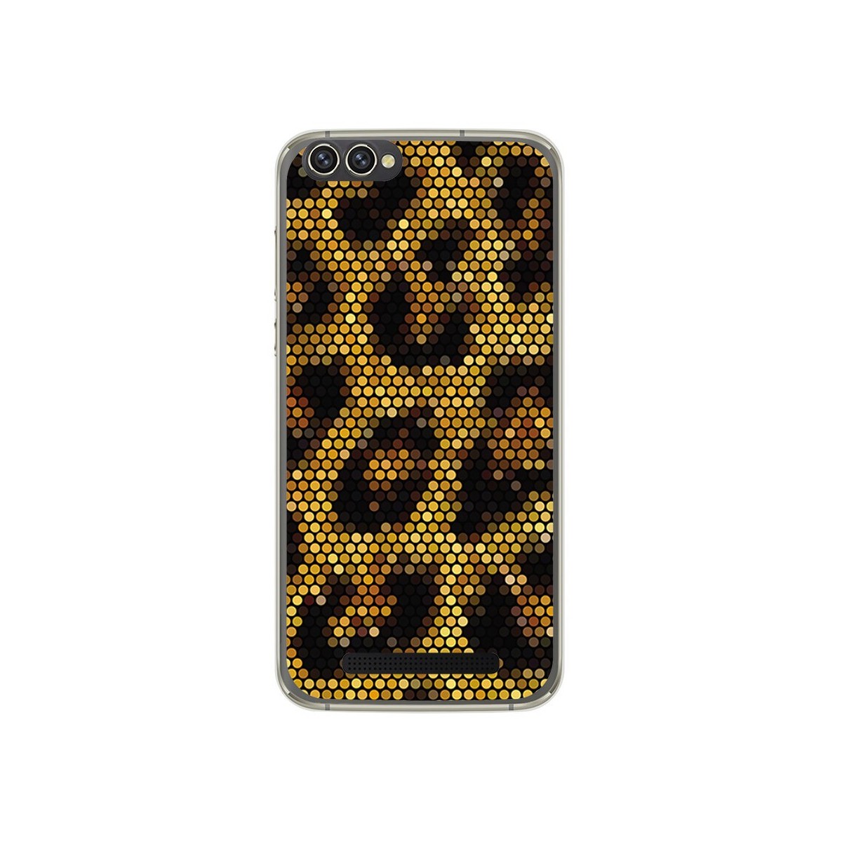 Funda Gel Tpu para Doogee X30 Diseño Leopardo Dibujos