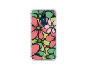 Funda Silicona Antigolpes para Lg k11 diseño Flores 02 Dibujos