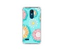 Funda Silicona Antigolpes para Lg k11 diseño Flores 05 Dibujos