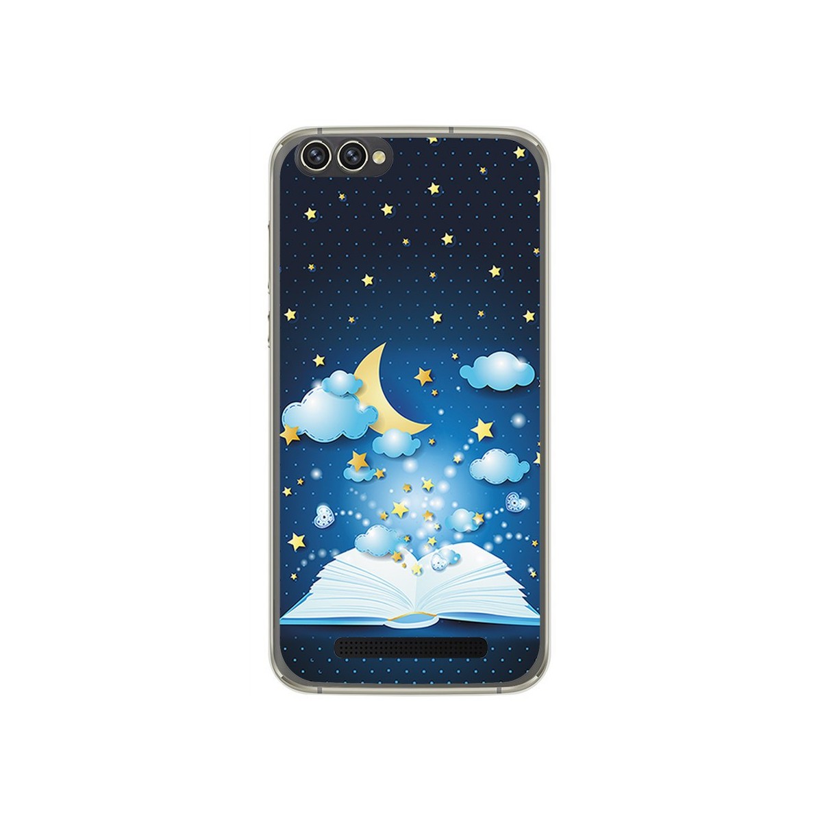 Funda Gel Tpu para Doogee X30 Diseño Libro Cuentos Dibujos