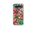 Funda Silicona Antigolpes para Lg K61 diseño Flores 02 Dibujos