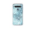 Funda Silicona Antigolpes para Lg K61 diseño Flores 03 Dibujos