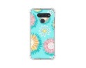 Funda Silicona Antigolpes para Lg Q60 / K50 diseño Flores 05 Dibujos