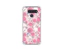 Funda Silicona Antigolpes para Lg Q60 / K50 diseño Flores 07 Dibujos