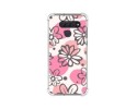 Funda Silicona Antigolpes para Lg Q60 / K50 diseño Flores 09 Dibujos